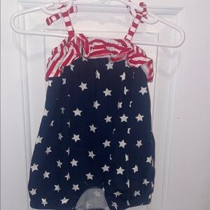 The Children's Place Red and Blue Star Bodysuit